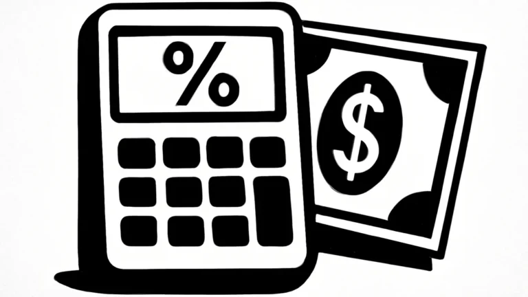 Calculadora de imposto de renda 2026 — ilustração simbolizando o cálculo do IR
