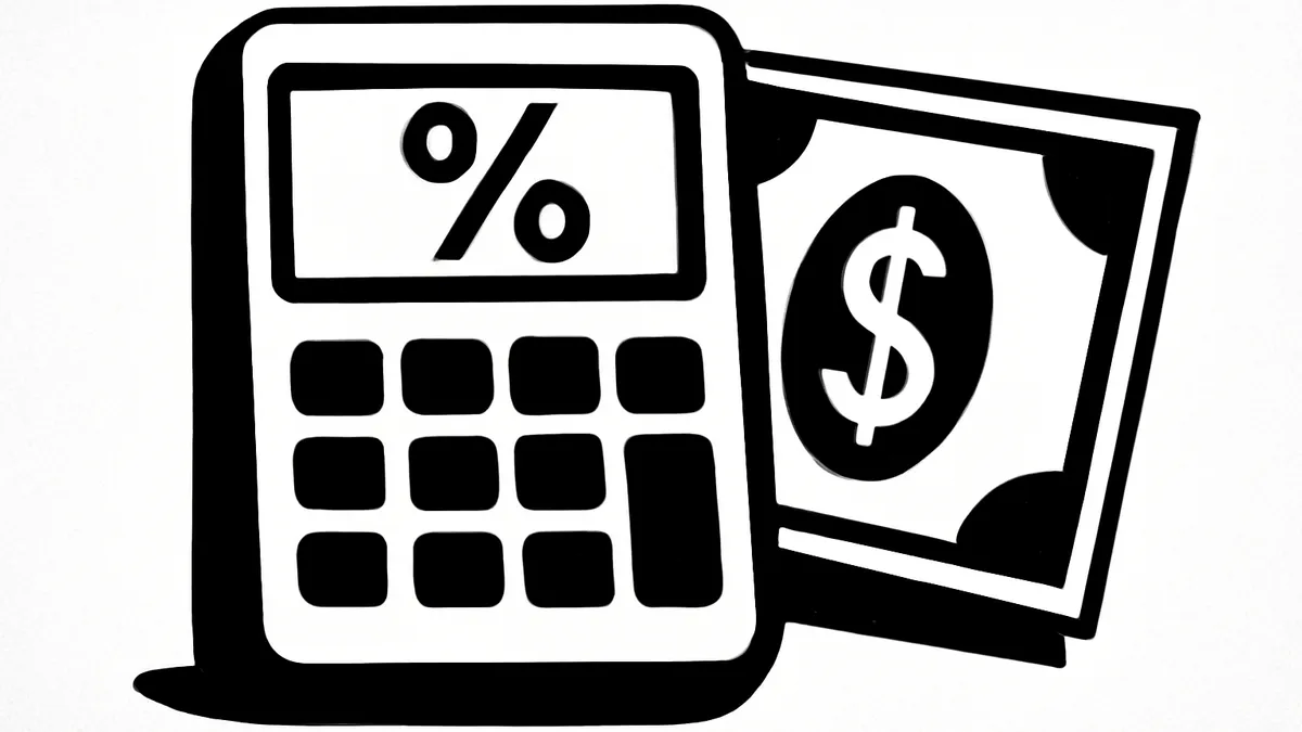Calculadora de imposto de renda 2026 — ilustração simbolizando o cálculo do IR