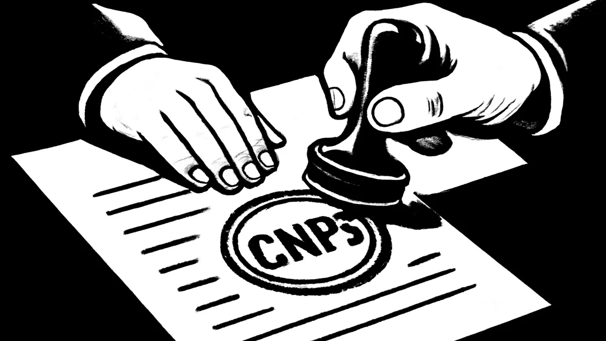 Guia completo do MEI: selo de CNPJ sendo carimbado em documento