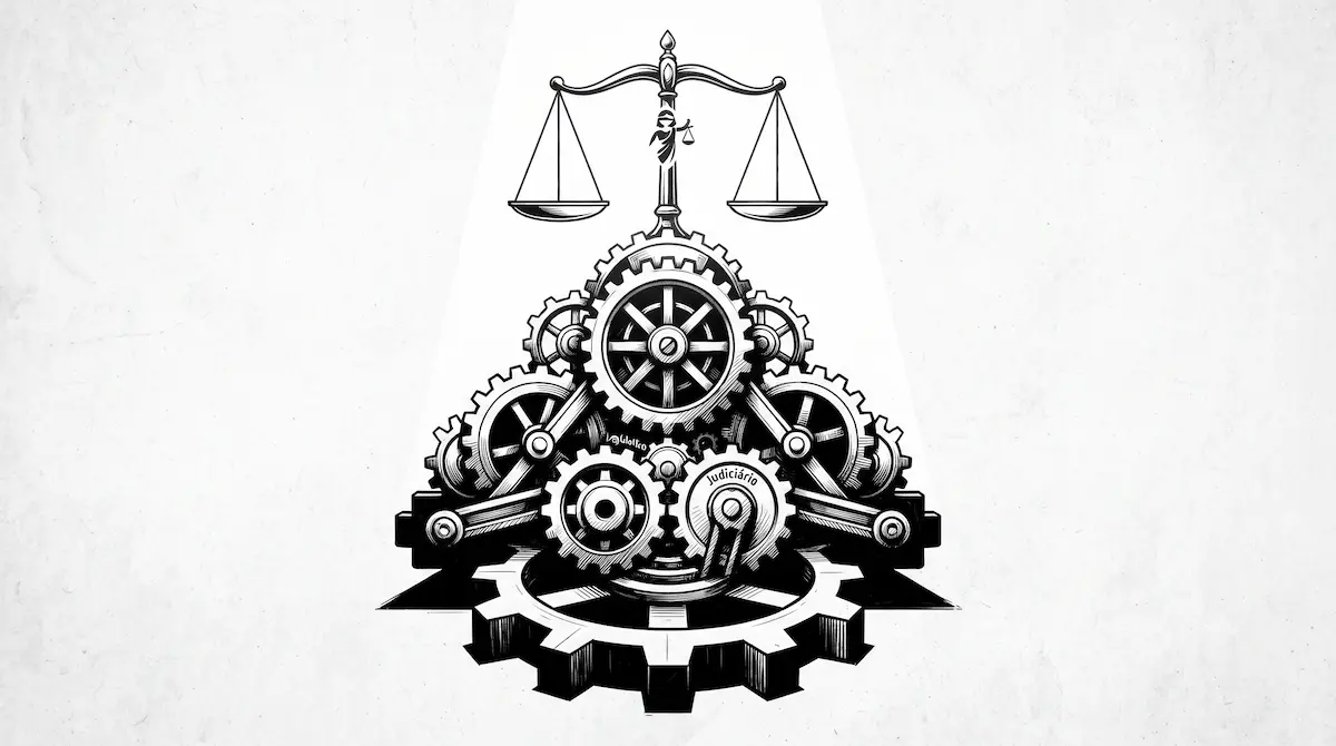 Poderes administrativos: ilustração conceitual da hierarquia e autoridade da Administração Pública